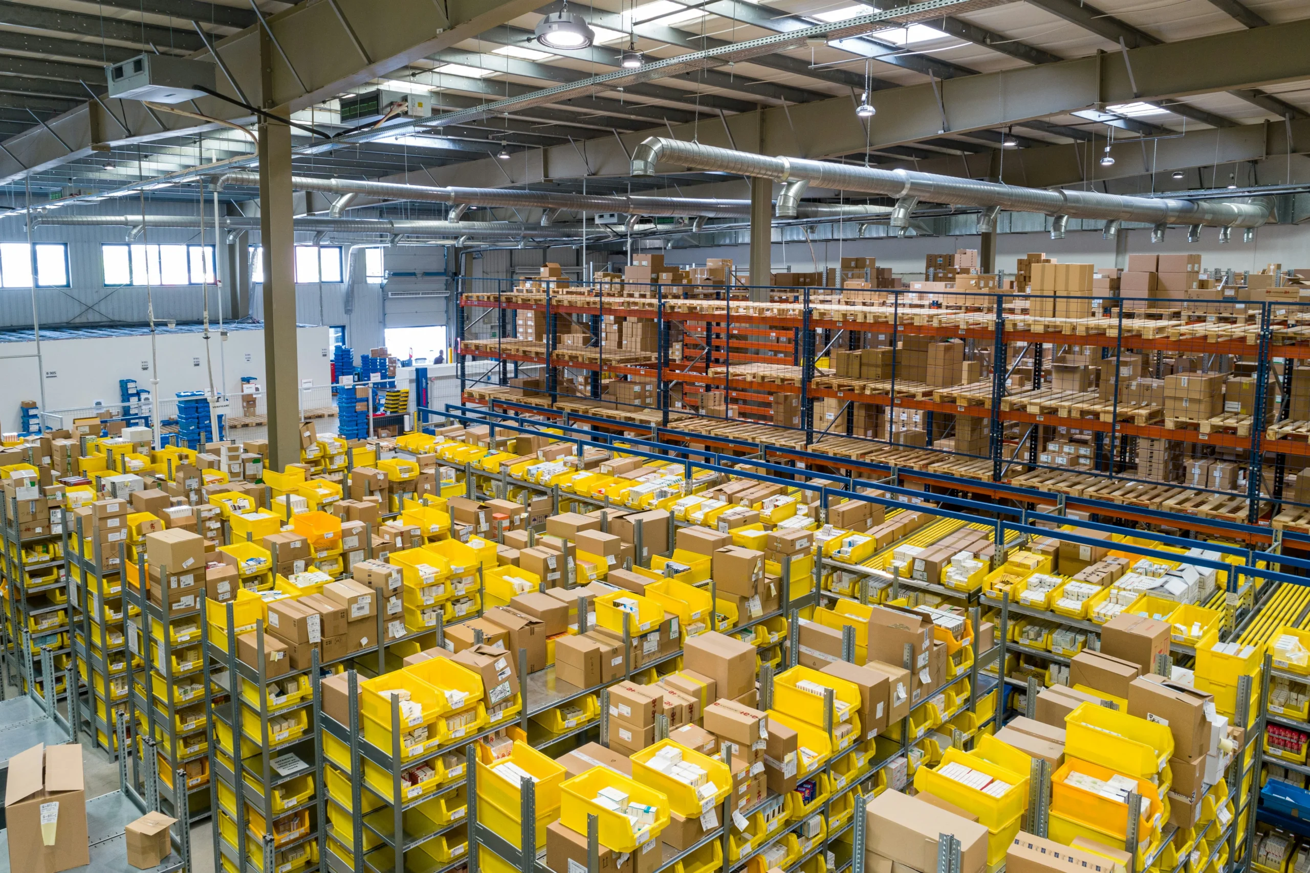 Secure Industrial Warehouse Storage
